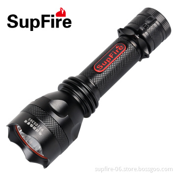 Self defense waterproof rechargeable Q5 LED USB flashlight with tactical blade